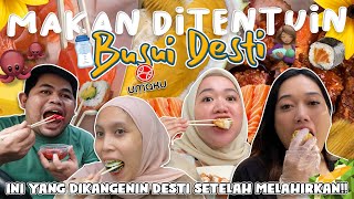 MAKAN DITENTUIN BUSUI DESTI‼ MABOK SUSHI & DUREN BIAR ASI LANCAR