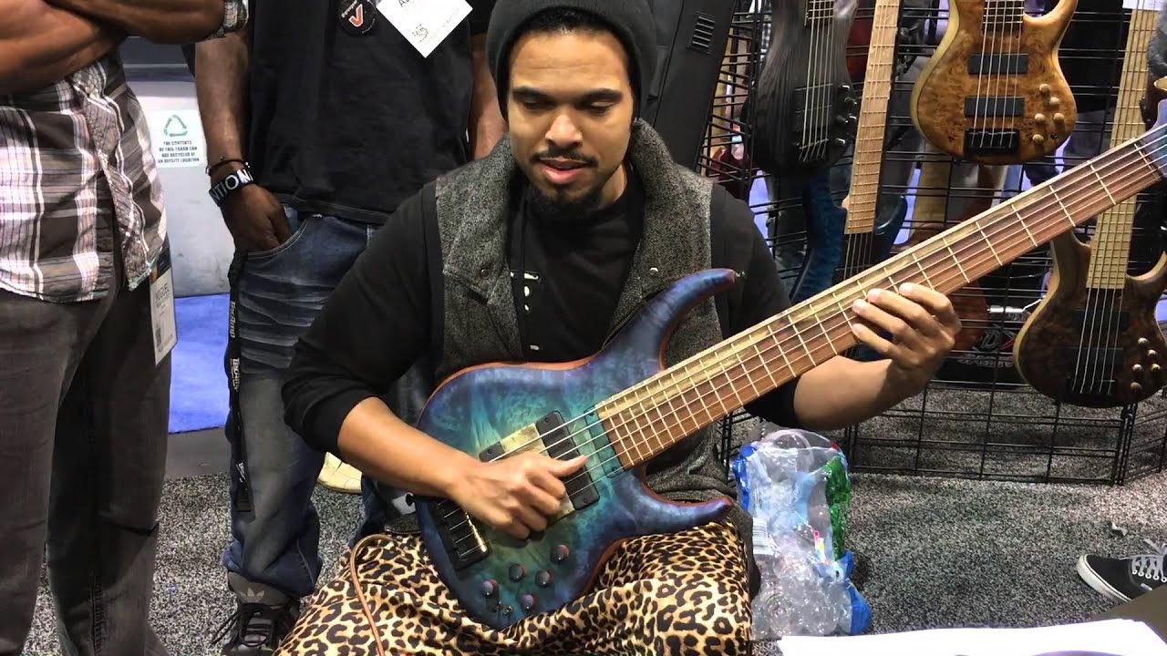 NAMM 2016 MTD BOOTH with Bubby Lewis on the Nebula Bass