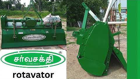 "SarvaShakthi Rotavator | Powerful Performance & Fuel Efficient | Best Choice for Farmers"