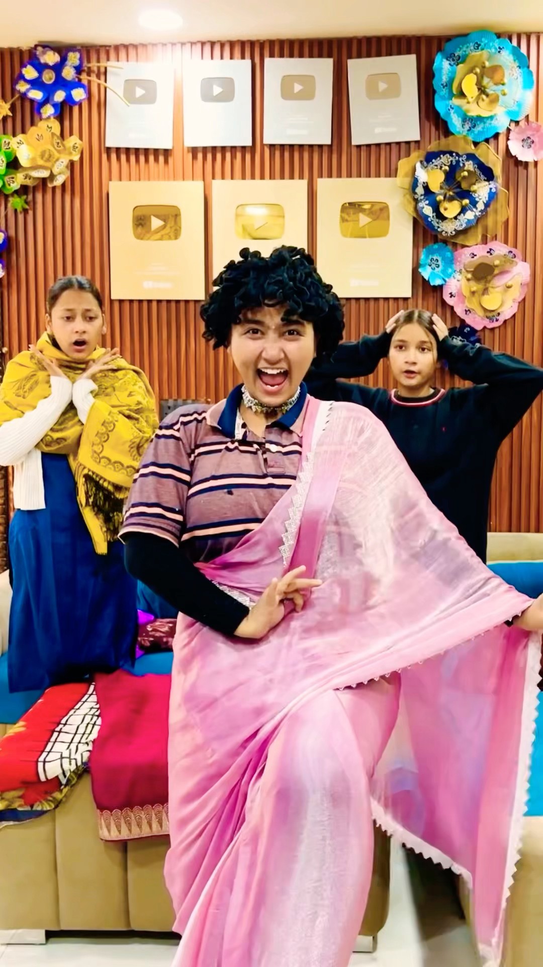 Golu Bana Papa Ki Pari ? Pink Wali Saree Part 5 #shorts #comedy #aslimonaofficial