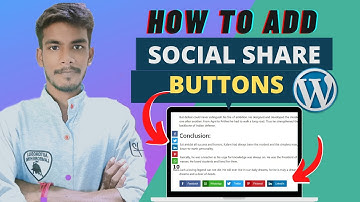 How to add Social Share Buttons on WordPress 🔥 site | Sidebar & Inline