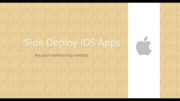 Side Deploy iOS Apps to Device without Paid Account