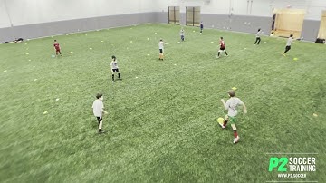 1v1, progressing to 2v1 then 2v2
