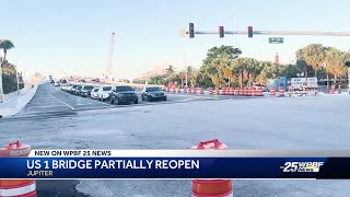 US 1 bridge in Jupiter partially reopens