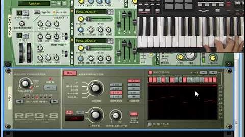 Propellerhead Reason 4 Tutorial RPG-8 Arpeggiator Overview