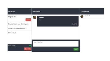 Realtime Chat Application using Angular and SignalR (Tagalog)