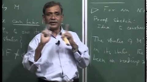 Mod-01 Lec-08 Formal description of NFA, language accepted by NFA, such languages are also regular.