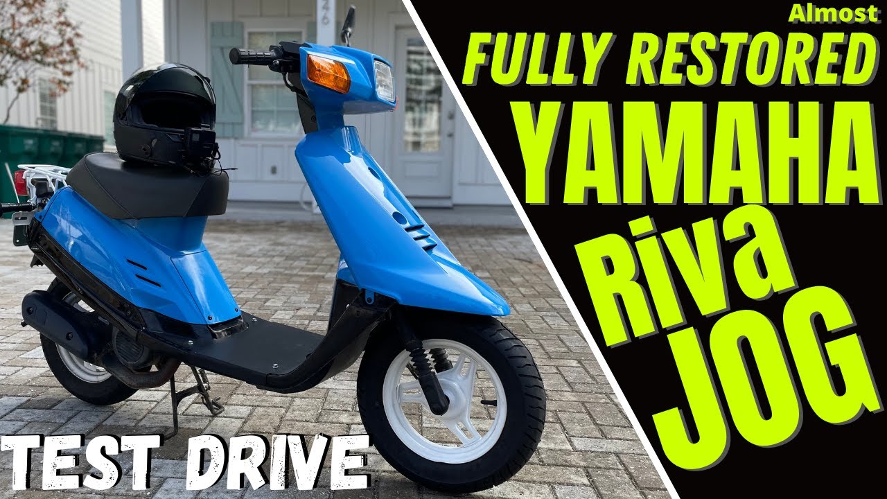 Repeler relé bahía Riding the BEST Scooter from the 80's! Behind the bars of the Yamaha Jog -  YouTube