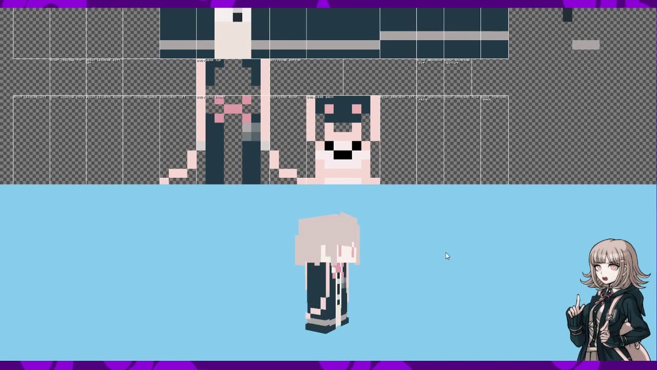 Minecraft Skin Time Lapse 24x 七海千秋 上 Youtube Minecraft Skin Time Lapse 24x 七海千秋 上 Youtube