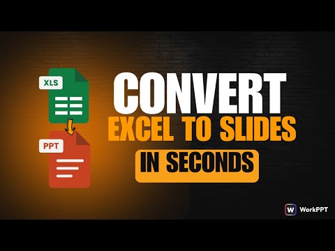 📈 Turn Excel Data Into Slides Automatically | AI Excel to PPT