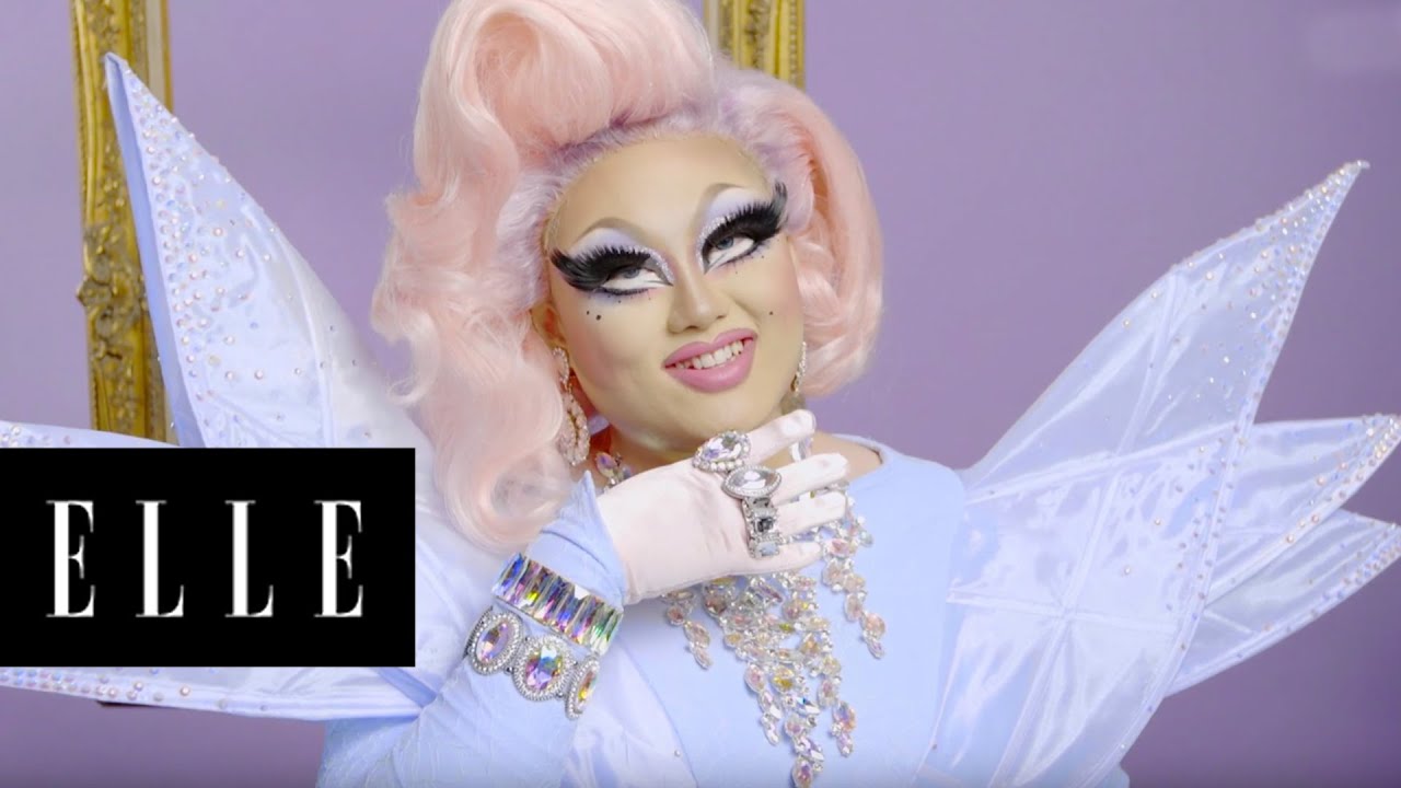 Drag Queen Kim Chi Shares Lifesaver Makeup Tips ELLE YouTube