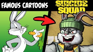 What if FAMOUS CARTOONS Were on The SUICIDE SQUAD?! (Stories & Speedpaint)