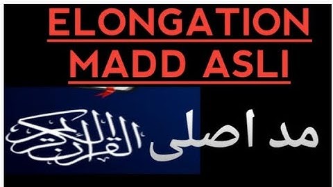 Madul Asli .The madd Elongation#tajweed#maddasli#learnquran#elongation