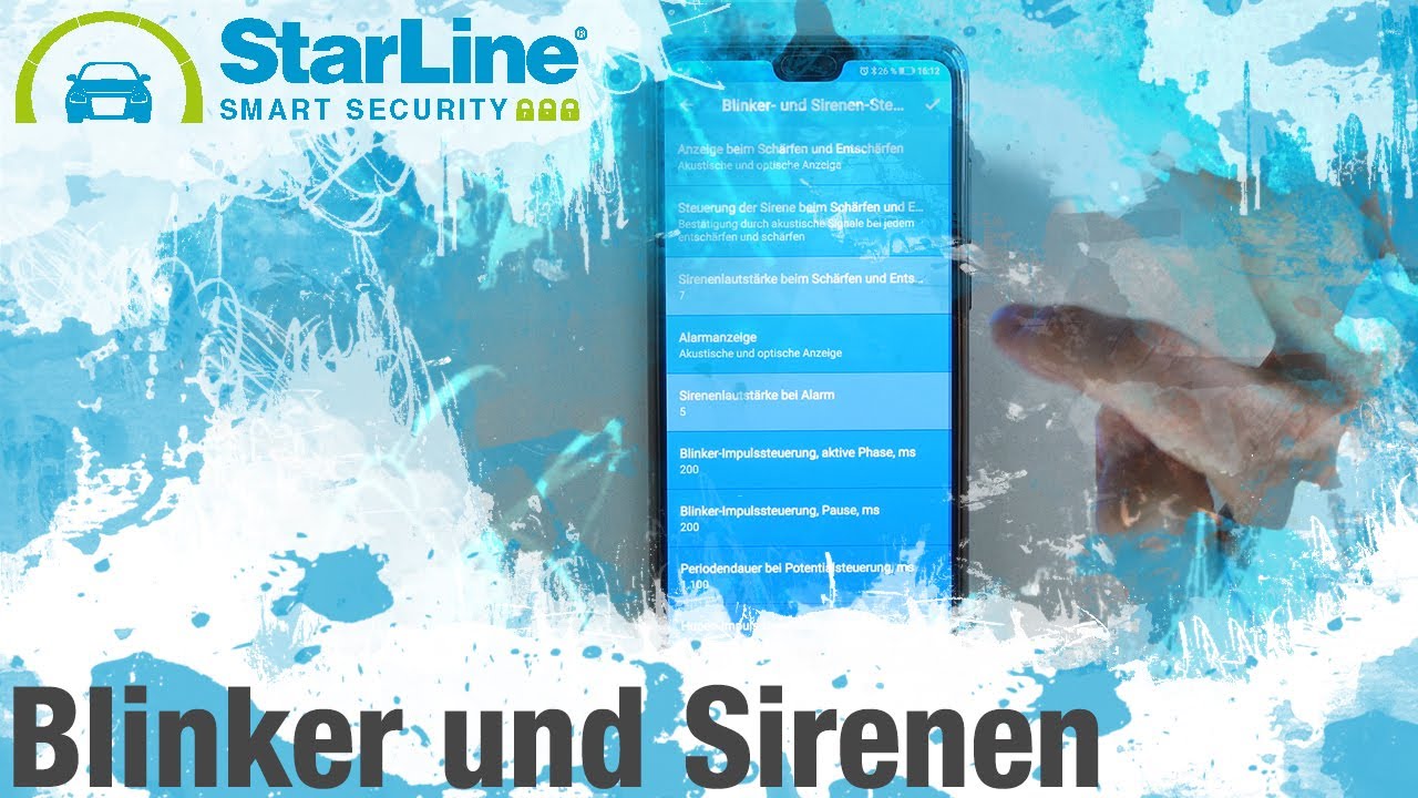 Starline 2 App Blinker Und Sirenensteuerung Youtube