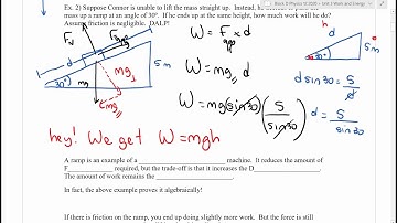 Physics 12 U3L1 The Work-Energy Theorem