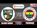 🔴LIVE : Zalgiris Kaunas vs Fenerbahçe Beko | EuroLeague 2026 | Basketball Live Score updates