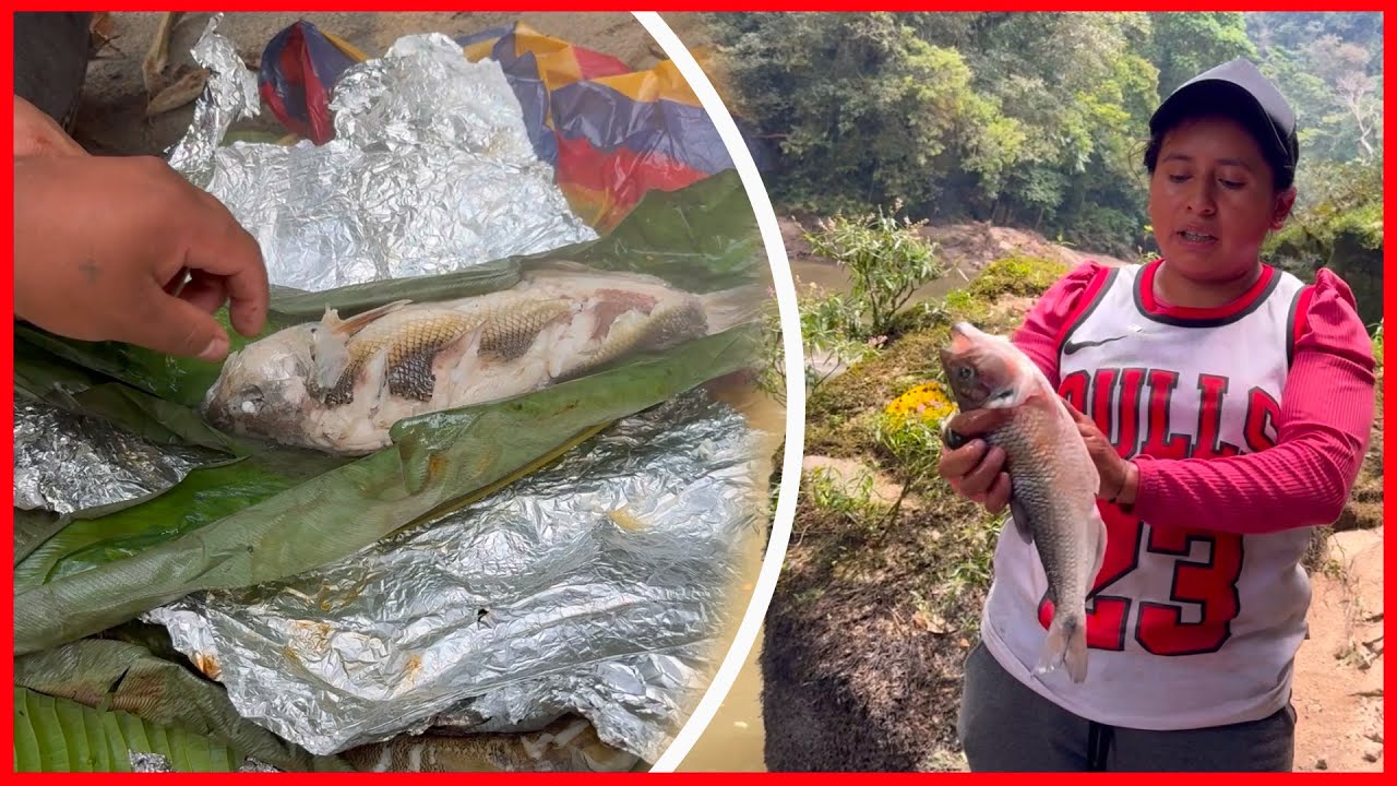 Pesque y cocine junto al rio al estilo de Doña Viky