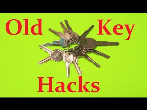 Old Key Life Hacks - Reusing Old Keys