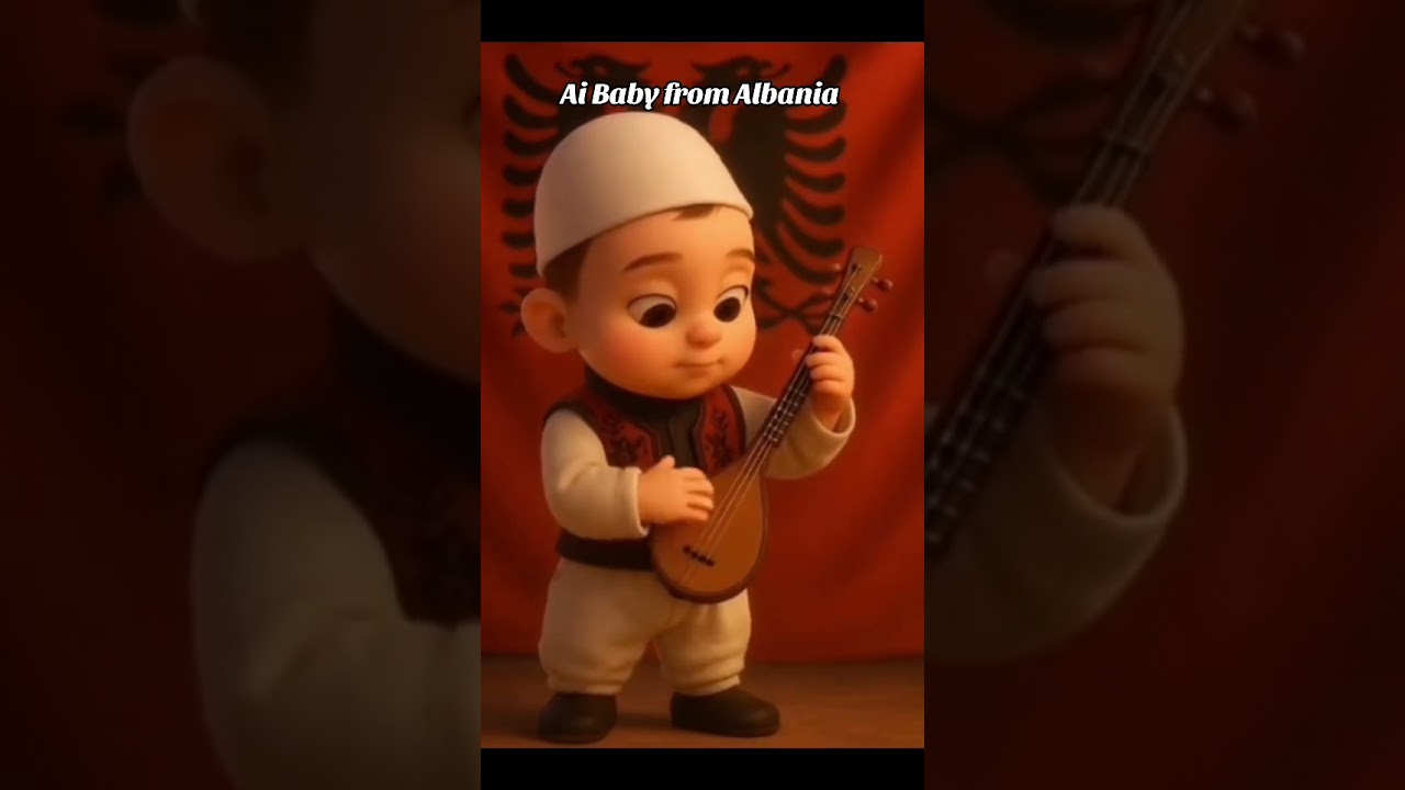 Albanian Baby in Pixar-Style 3D! 😍 Incredibly cute & realistic – You’ll laugh!