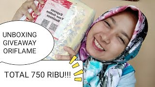 Unboxing Giveaway Oriflame seharga 750 ribu