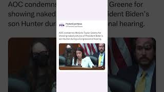 AOC Condemns Marjorie Taylor Greene For Showing Naked Pictures of Hunter Biden