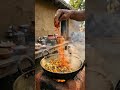 ❓ COOKING Noodles on Fire? Yes, FOOD Magic! 🍜🔥 #shorts #fun