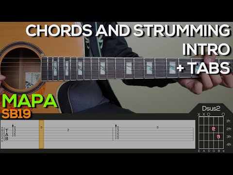 SB19 - MAPA Guitar Tutorial [INTRO, CHORDS AND STRUMMING + TABS]