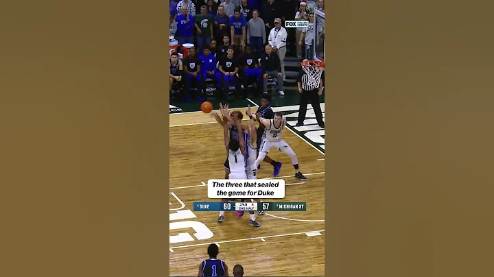 No. 4 Duke takes down No. 7 Michigan State 😤 #CBK #Duke #MSU