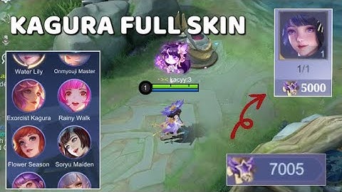 I FINALLY GOT WATER LILY♥️😻 kagura full skin achieved