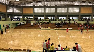 第42回全国高校選抜ハンドボール大会・男子２回戦  横浜南陵 vs  香川中央 前半  2019.3.25 埼玉県三郷市総合体育館  ユニフォーム白・横浜南陵、赤・香川中央