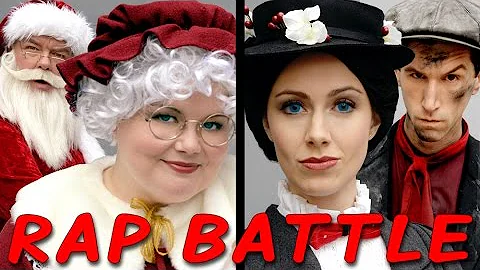 MRS CLAUS vs MARY POPPINS: Princess Rap Battle (Wh...