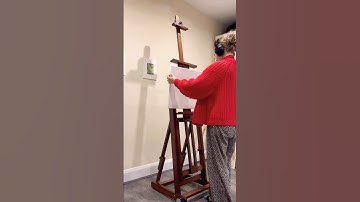 Unboxing & assembling my new easel🎨 Relaxing ASMR vibes!#Art #ASMR #EaselAssembly #CreativeJourney