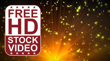 Free Stock Videos – abstract animated 3D gold hearts spining and falling