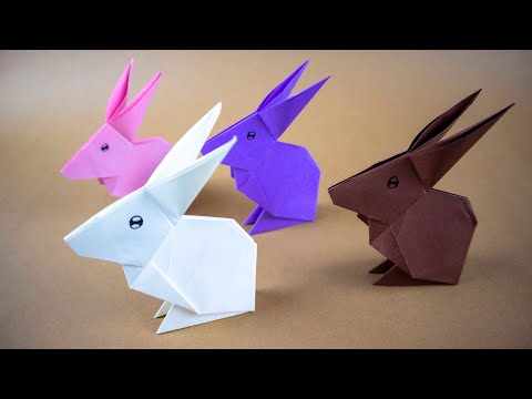 Origami Kanin | Hvordan Lage en Kanin av Papir (lett)