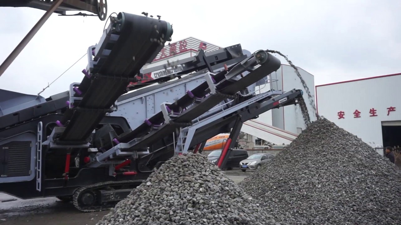 MPEX’s portable tracked impactor crushers and screening plants