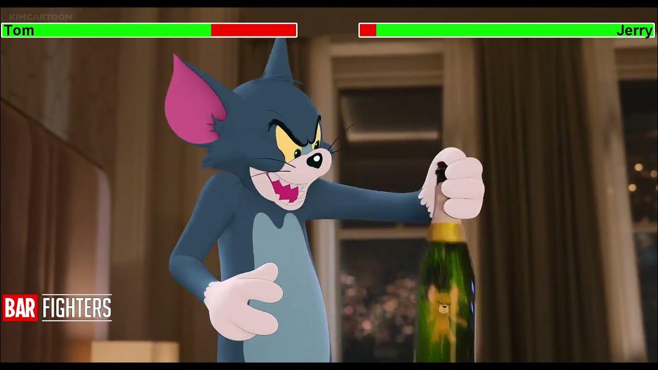 Tom and Jerry (2021) Hotel Room Battle with healthbars YouTube