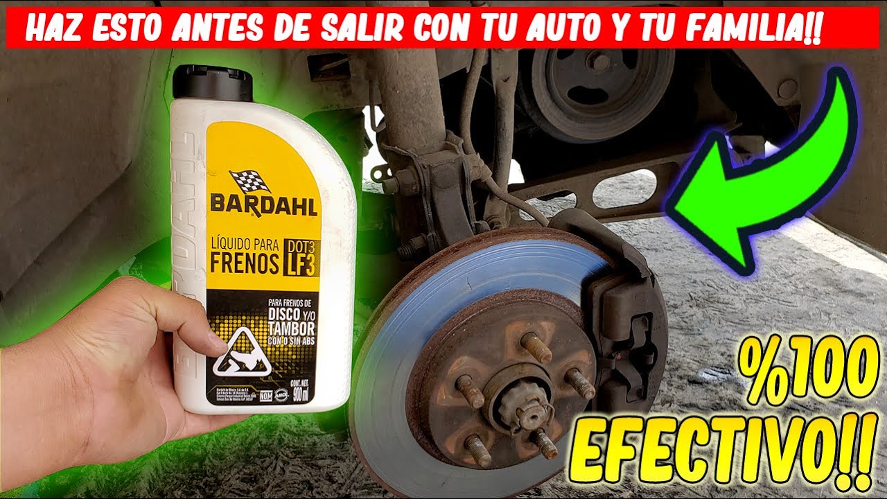 🟢TRUCO l COMO CAMBIAR LIQUIDO DE FRENOS Y PURGAR💪 LOS FRENOS DE UN AUTO🚘 SIN AYUDA🤔/100 🟢TRUCO l COMO CAMBIAR LIQUIDO DE FRENOS Y PURGAR💪 LOS FRENOS DE UN AUTO🚘 SIN AYUDA🤔/100