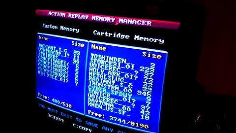 Pseudo Saturn kai + action replay in 1 via a switch.