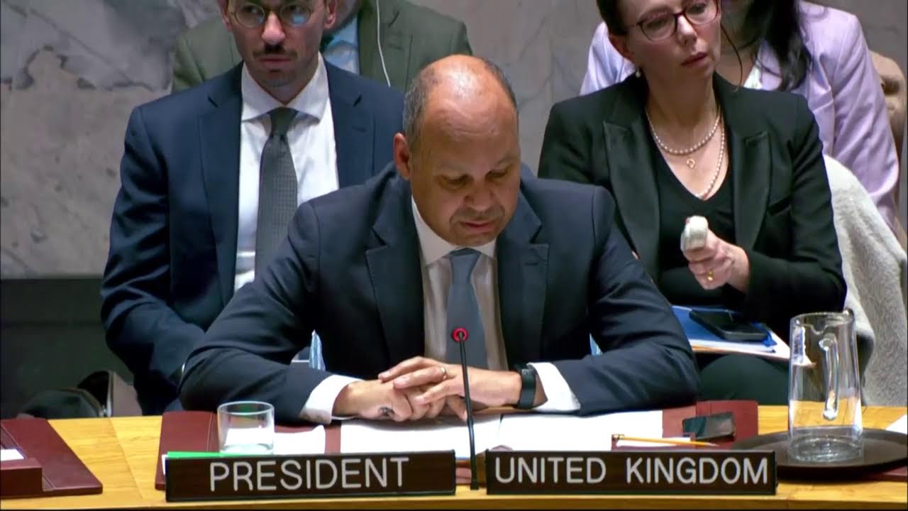 UN Security Council Meeting of Middle East