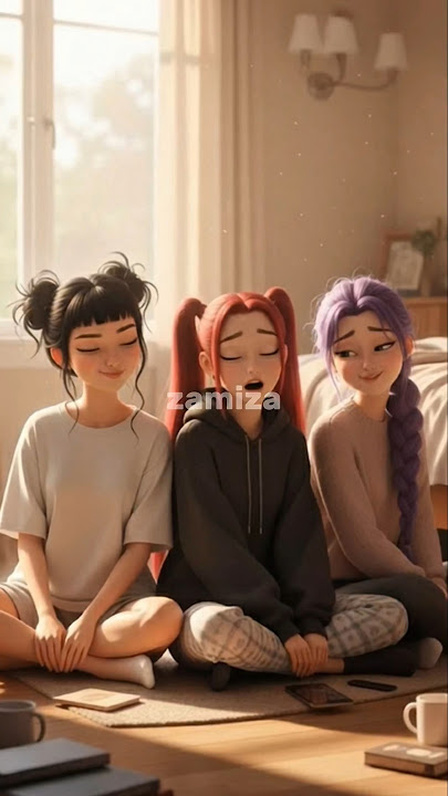 Best Friends Glow-Up Transformation #kpop #demonhunters #glowup #friends #rumi #mira #zoey