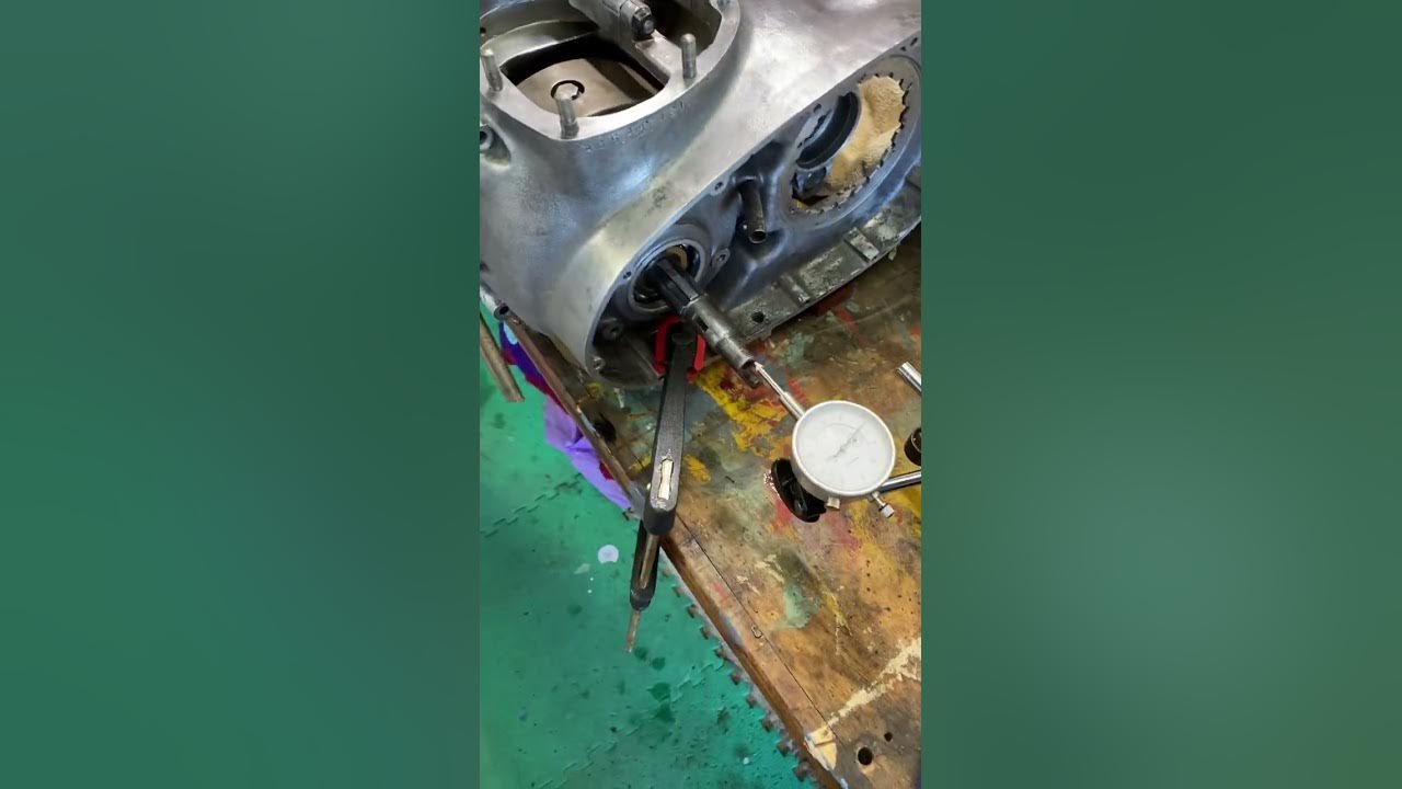 A65 Crankshaft end float check with shims installed YouTube