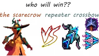 who will win the scarecrow VS repeater crossbow dead cells 5 boss cells #shorts