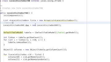 Prog III   Integrando a DAO a lista   Aula 15:09   parte 1