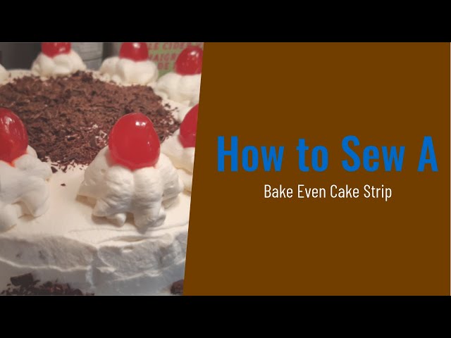 How to Make DIY Cake Strips - Sweetness and Bite