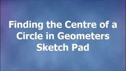 GSP Perpendicular Bisectors