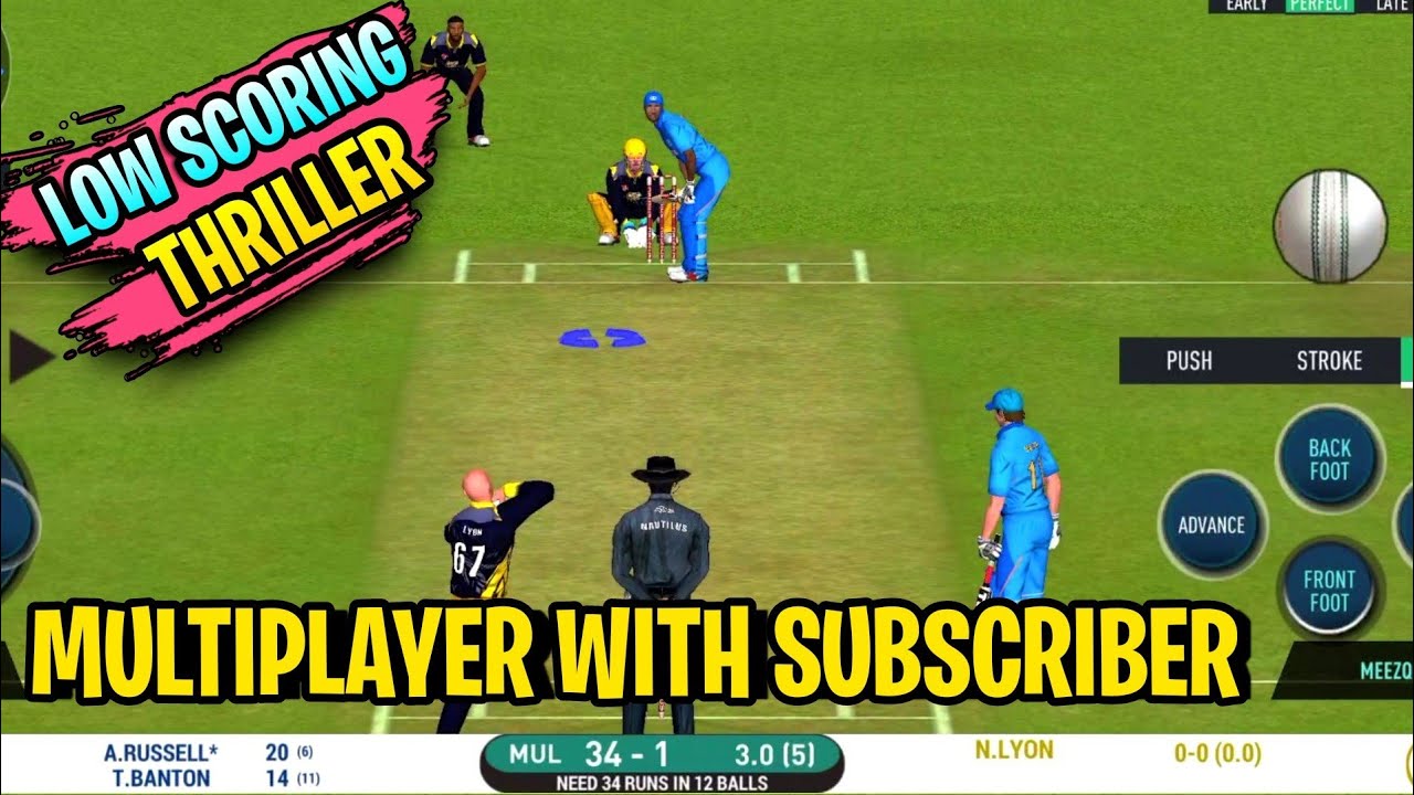 Real Cricket ™ 20 Multiplayer Ranked Mode Gameplay Live Stream - YouTube