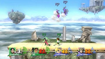 Super Smash Bros. Wii U Friendly Team Battle Vs. Amiibo 8