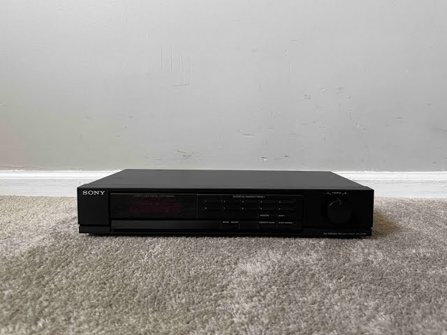 Sony ST-JX301 AM FM Home Stereo Digital Radio Tuner - YouTube