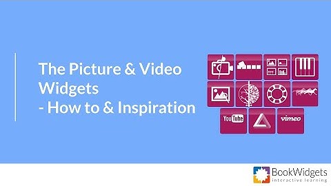 The Picture and Video Widgets: How to & Inspiration