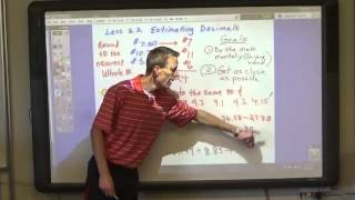 M6 Lesson 2 2 Estimating Decimals